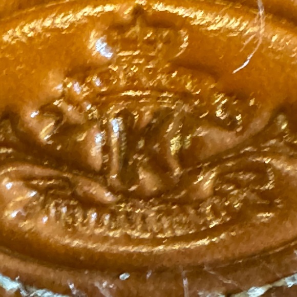 Vintage Blue and Tan Pebblesd Leather Crossbody Bag - Picture 15 of 15